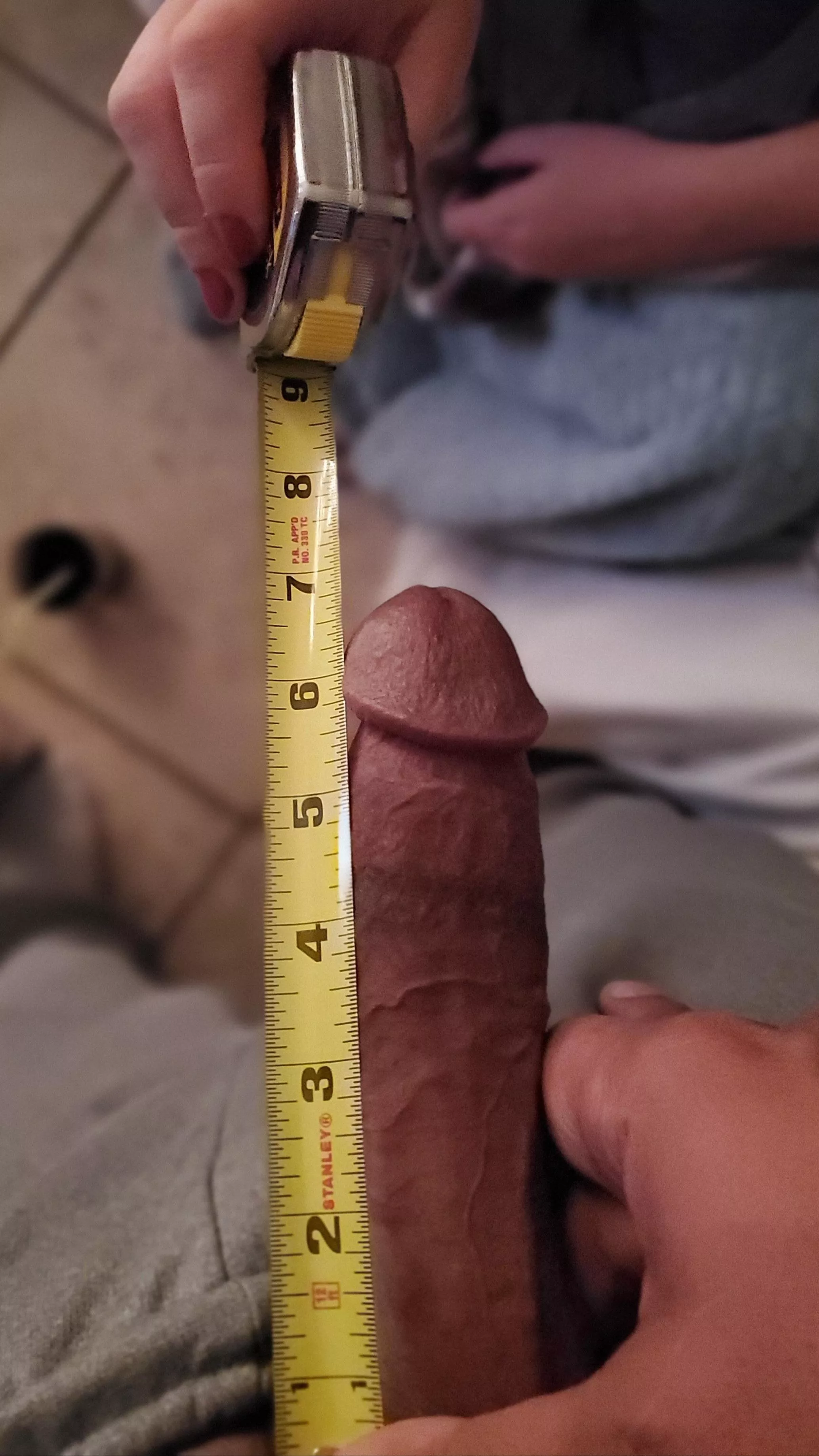 Up if you're smaller.