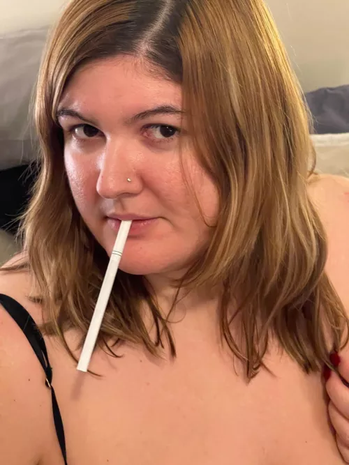 Watch me smoke while you stroke