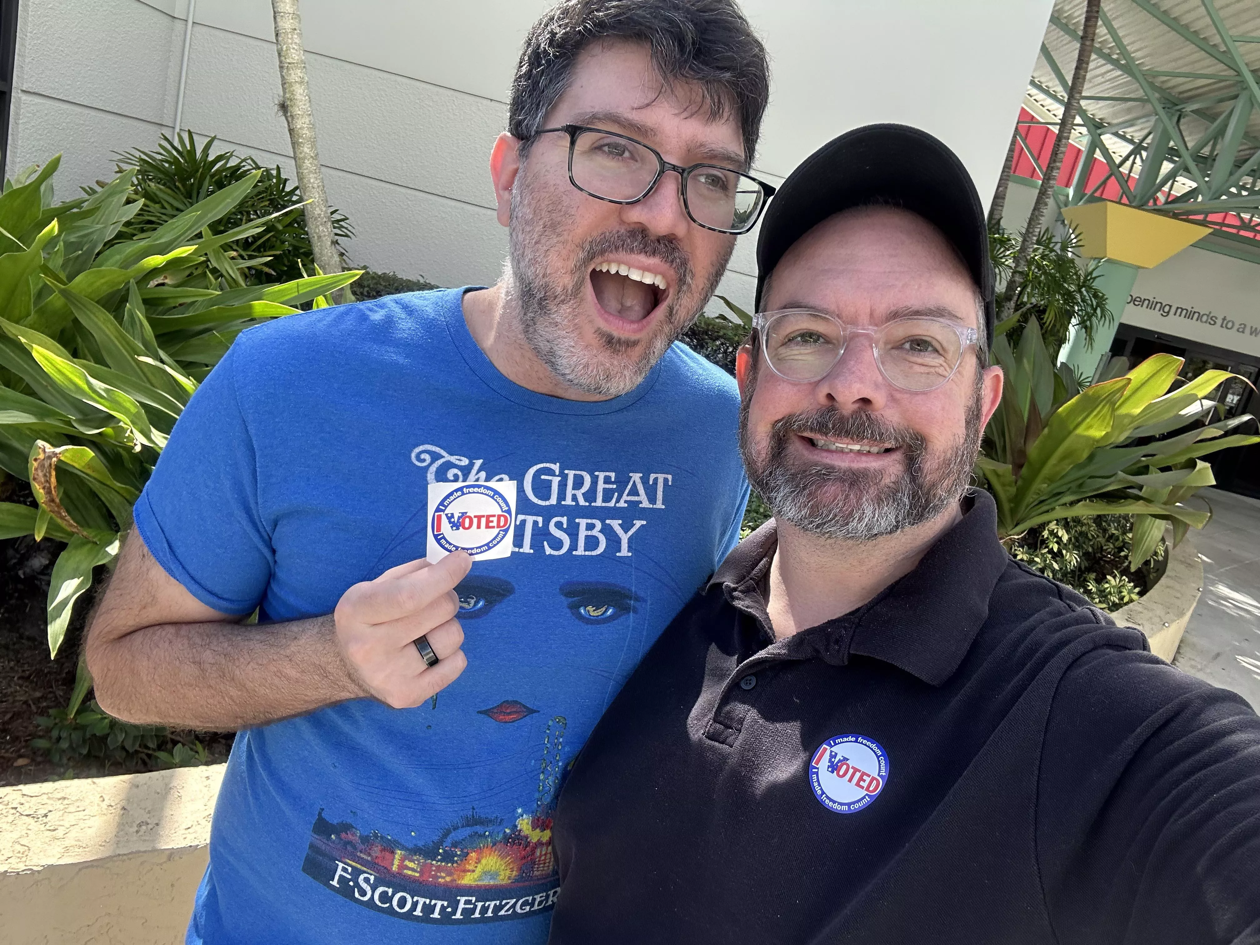 We voted! So should you.