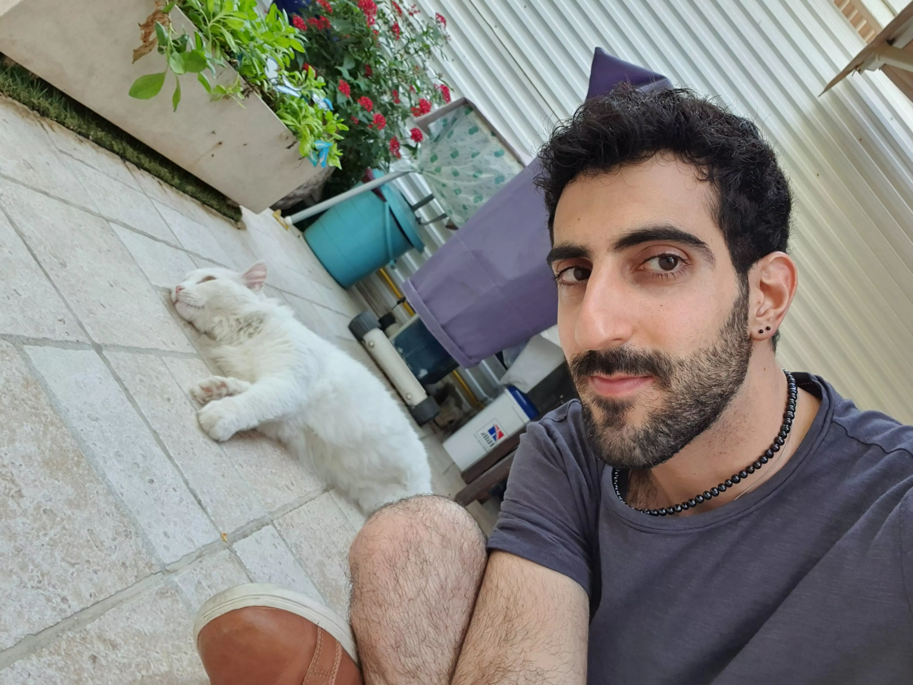 with the one who seems to love me unconditionally 💕