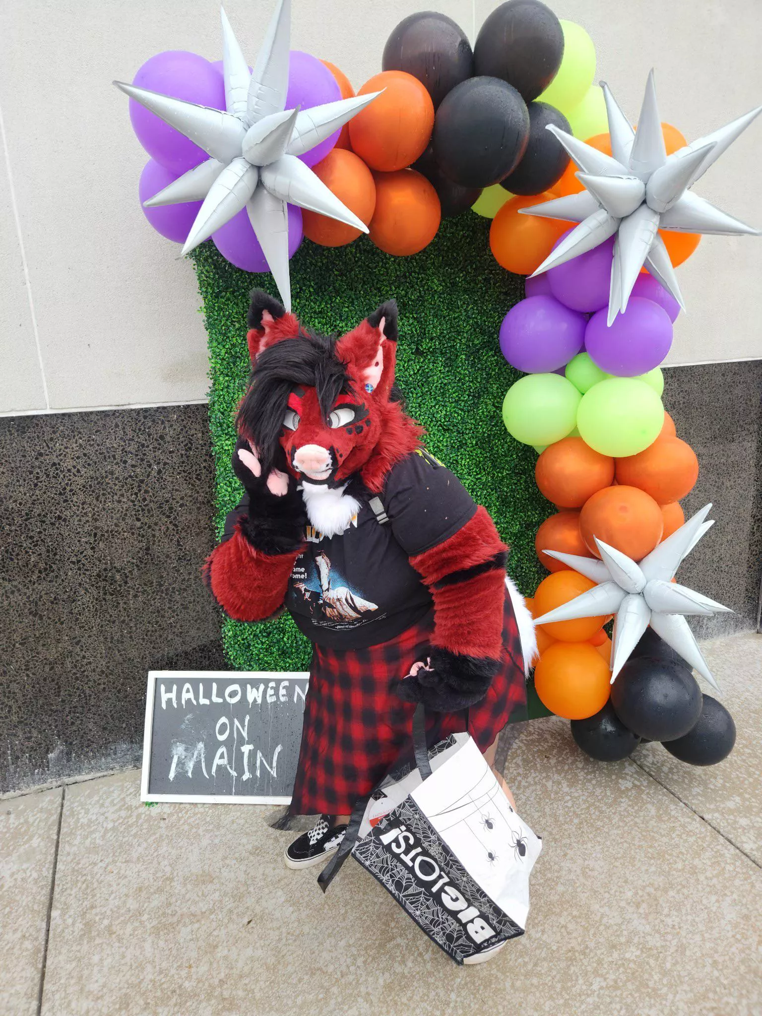 A kid said “that’s not a wolf, that’s a baby!” to me 🥹