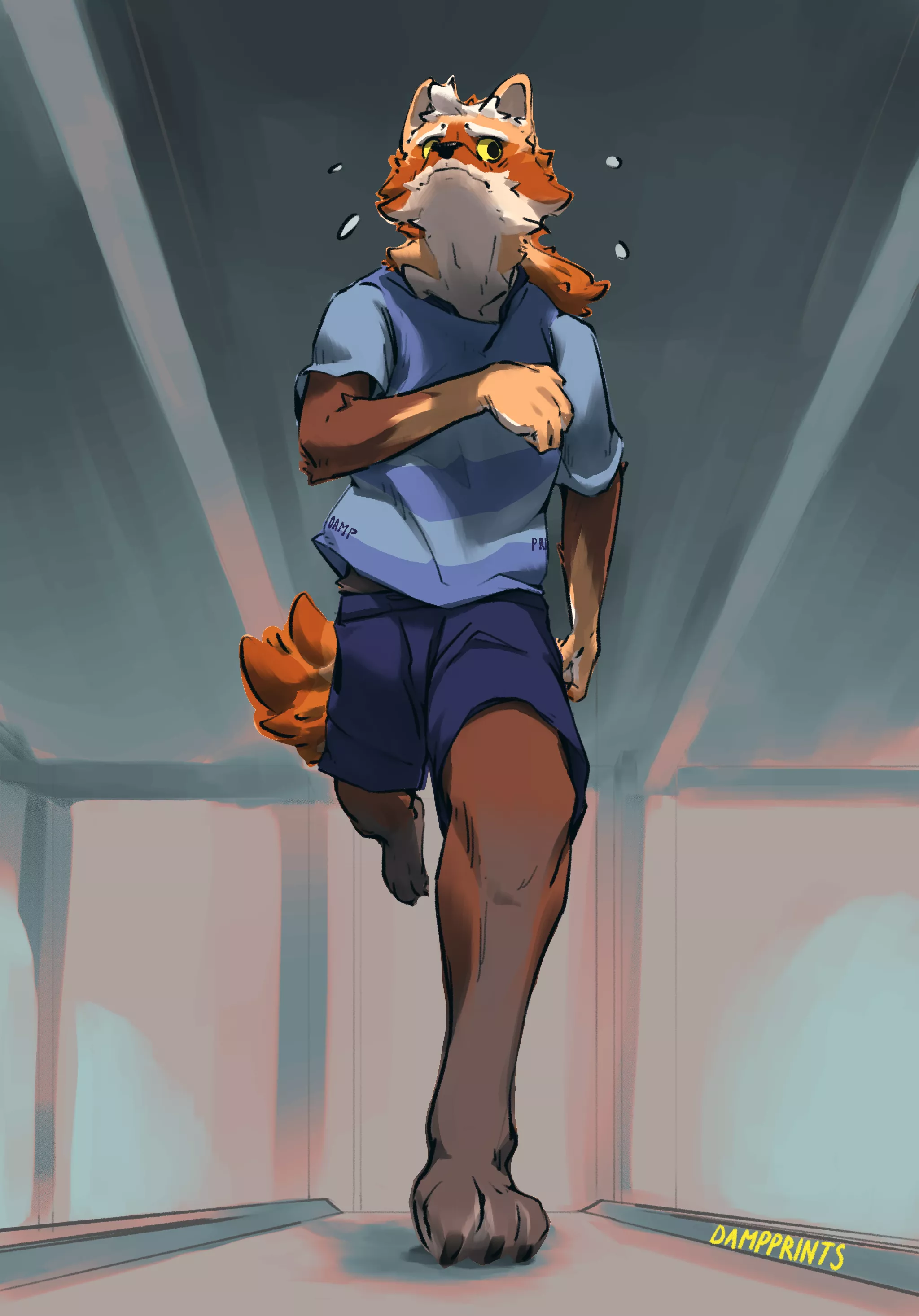 Always awkward at the gym