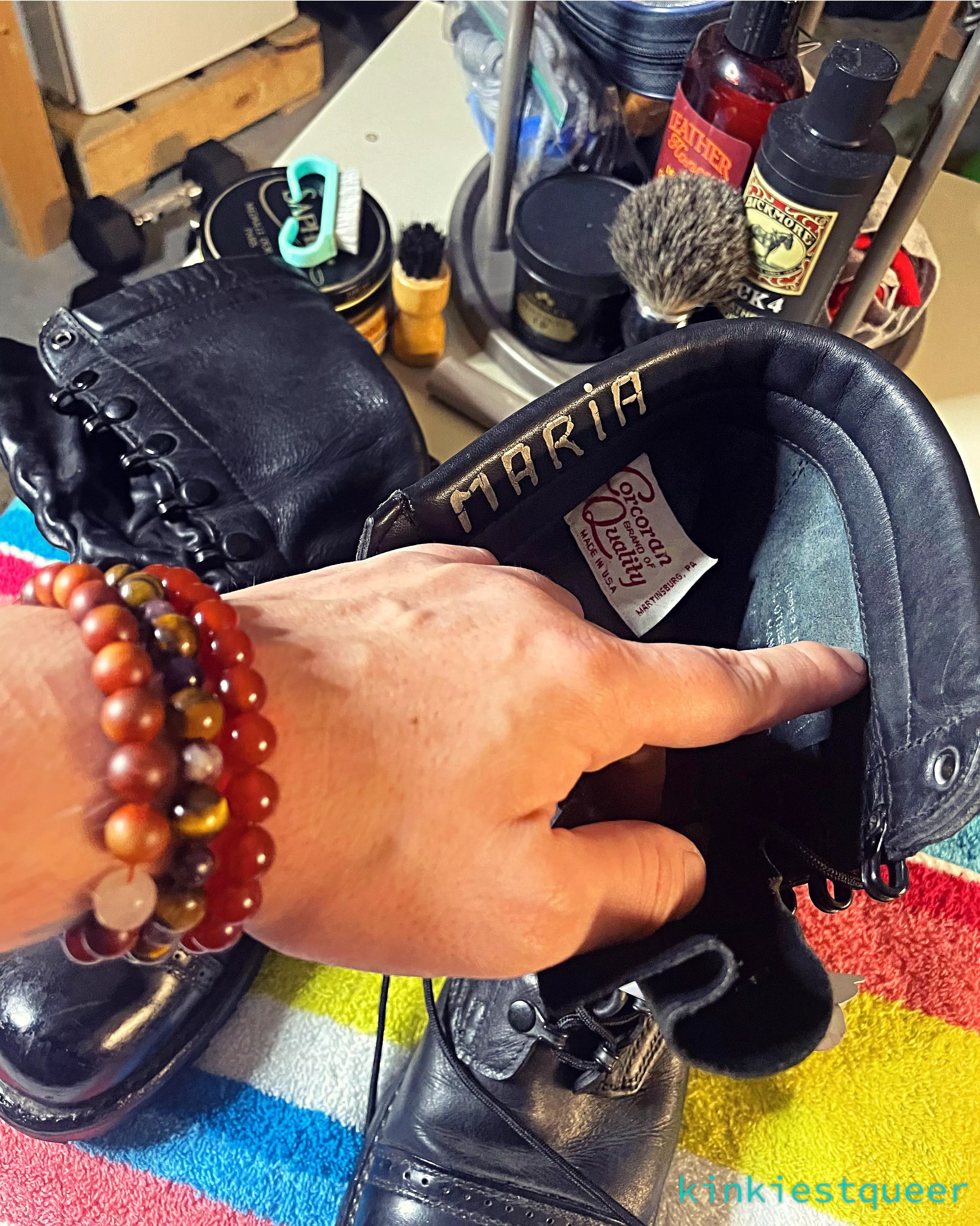 Can’t wait to fuck my new (to me) Corcoran’s after I finish cleaning them 🥵🤩🐷