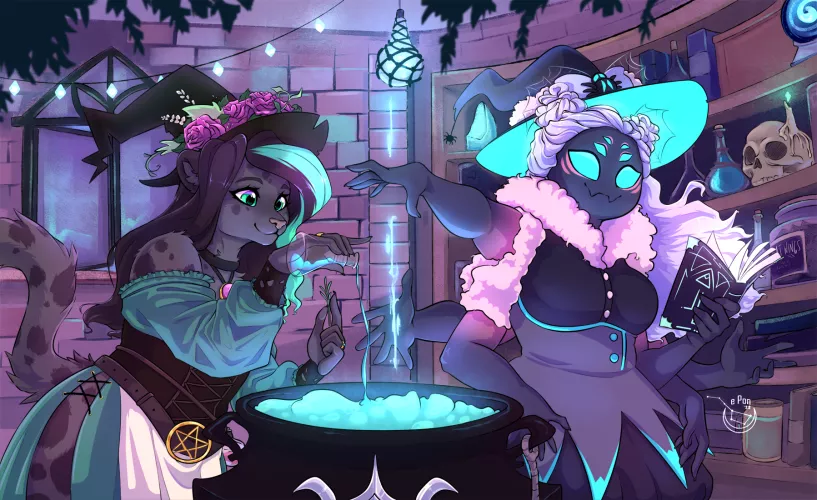 Cauldron girls! ( By me! )