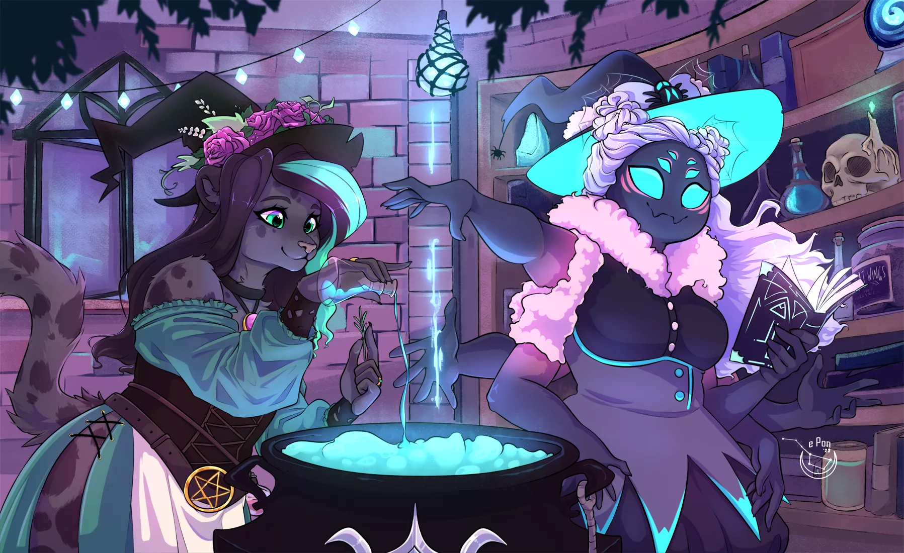 Cauldron girls! ( By me! )