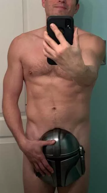 Check out my new beskar undies! Its durable enough to withstand a blaster shot 💥 as well as repel lightsaber strikes!