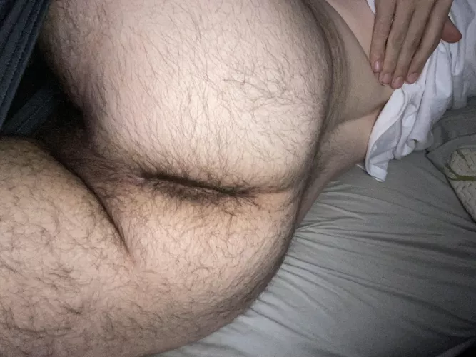 Dm if you wanna take this hairy ass’ virginity