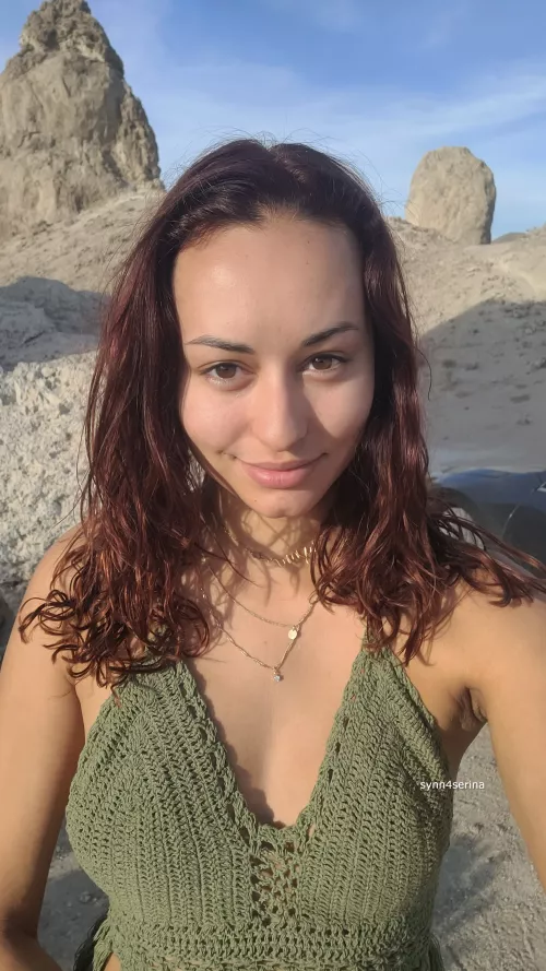 Dominican American girl wants you to join her in the desert