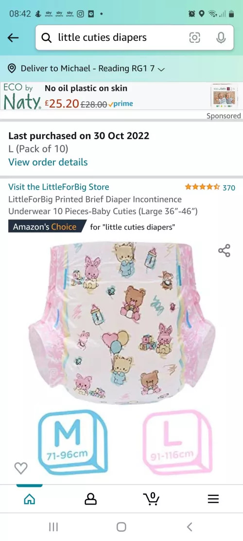 excited for my new diapers