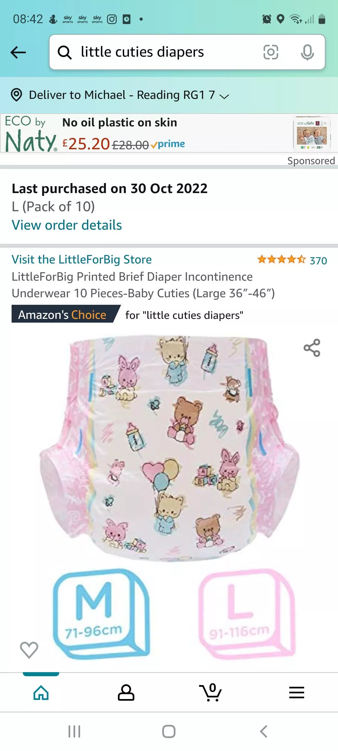excited for my new diapers