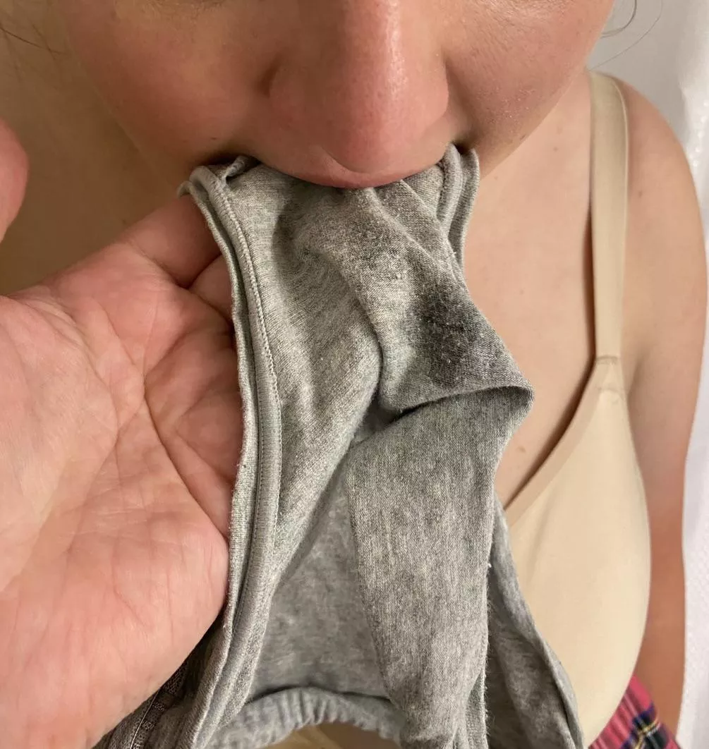 Feeding wife her dirty panties
