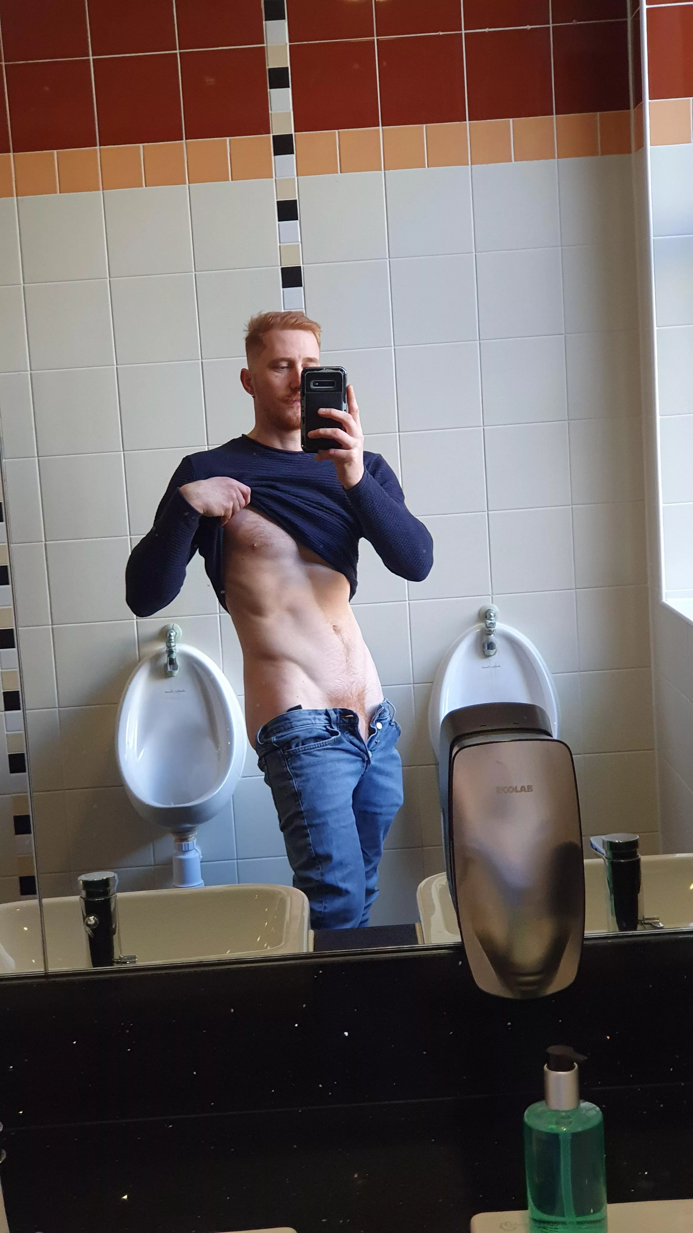Feeling naughty in the public toilets! come join me?