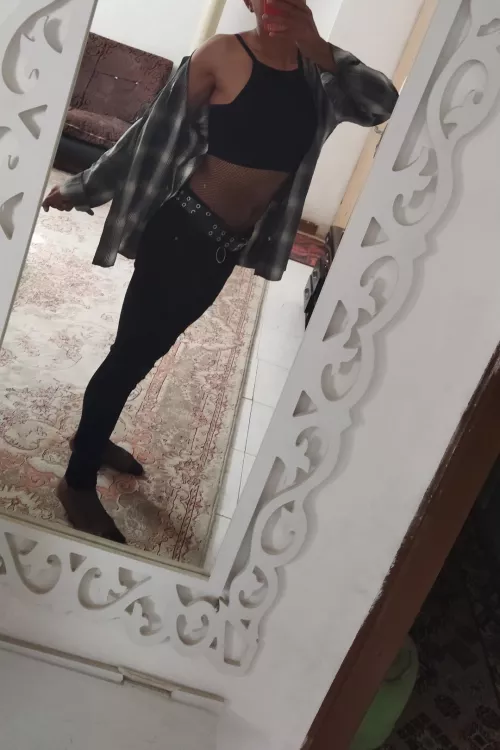 first time going out with a feminine style 👀