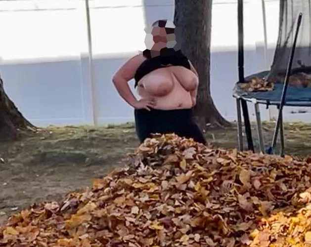 I could use some help raking, any volunteers?