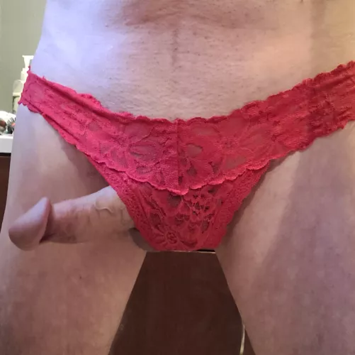 I love red lace