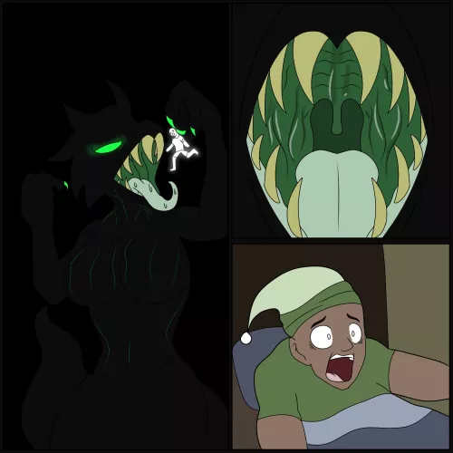 {Image} Voretober Day 29: Nightmare (Art by RezDewdles)