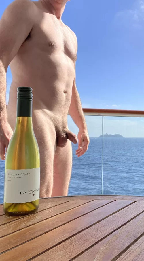 Join me for a drink on the balcony