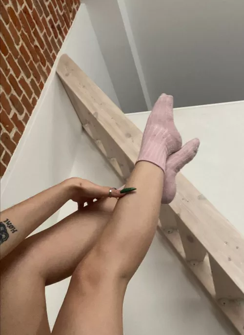 Just a photo of my sexy legs in cute socks