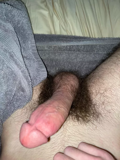 Just grab it and start sucking bro