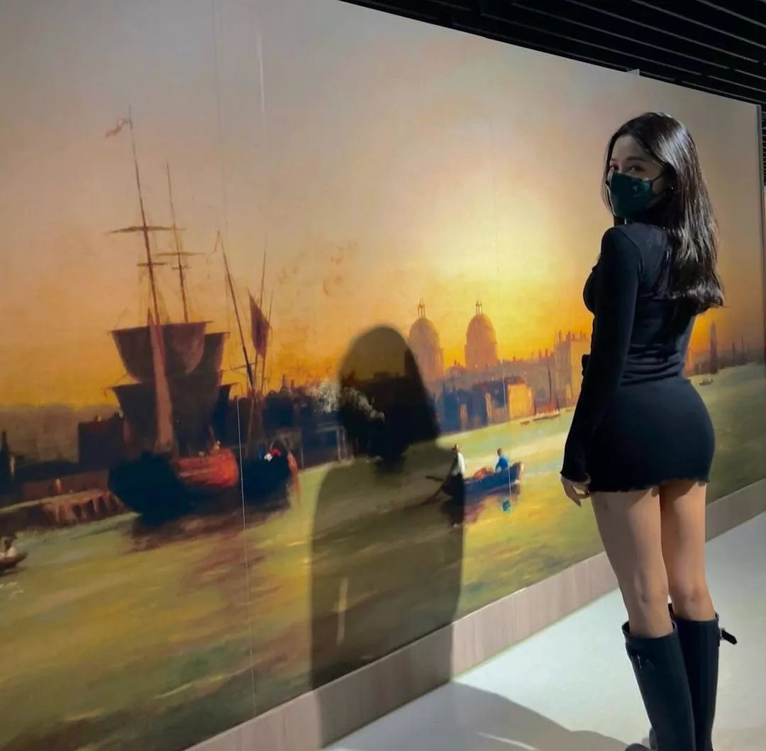 lets go appreciate art he said