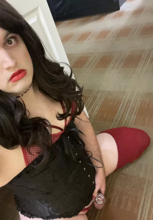 Locktober is almost over so you’re going to let me out, right Daddy??