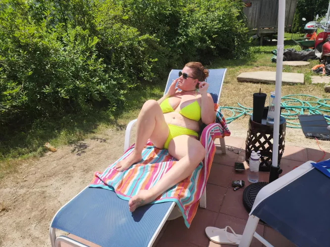 love relaxing in the sun