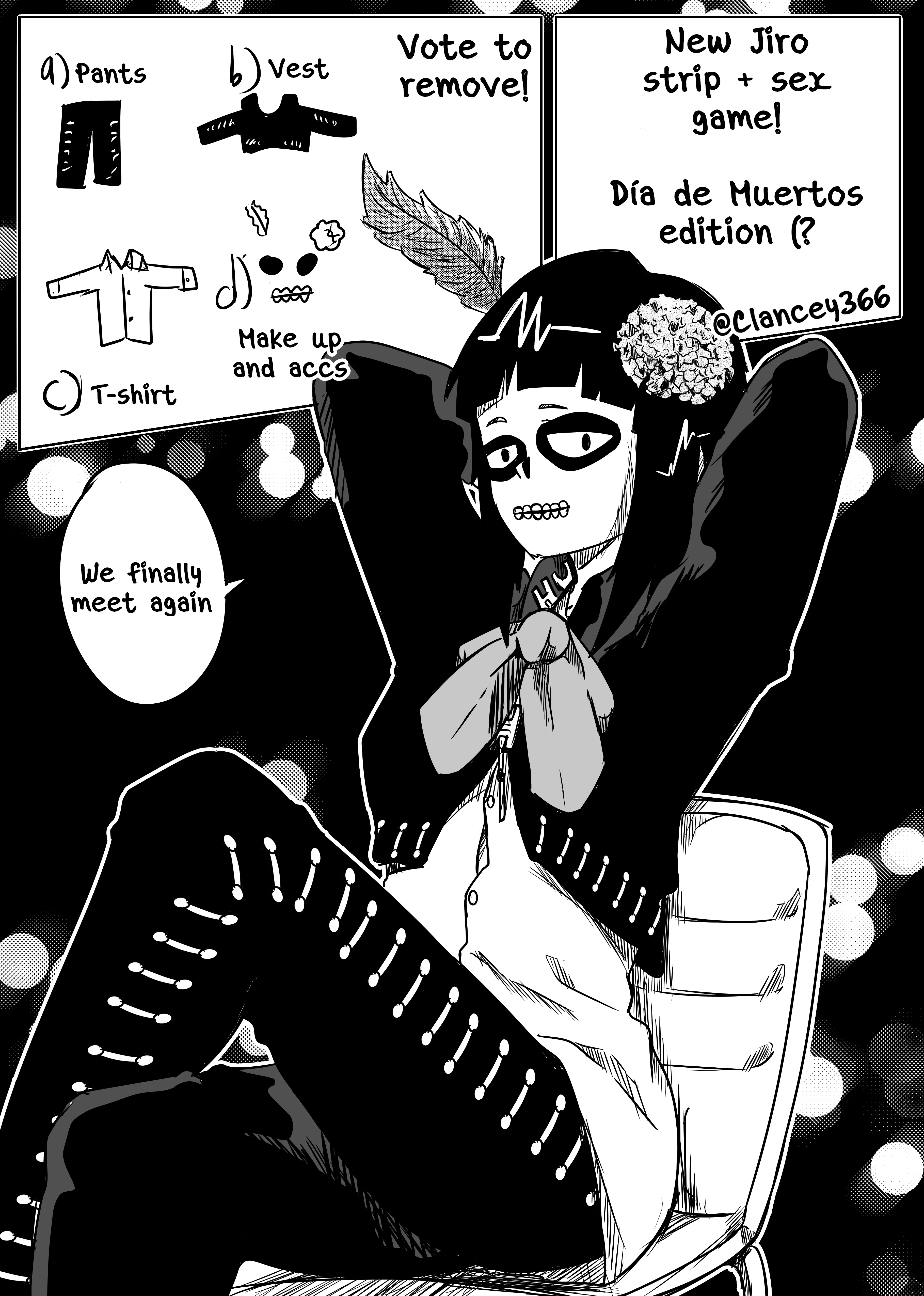 Mariachi Jiro strip game pt. 1! (@Clancey366)