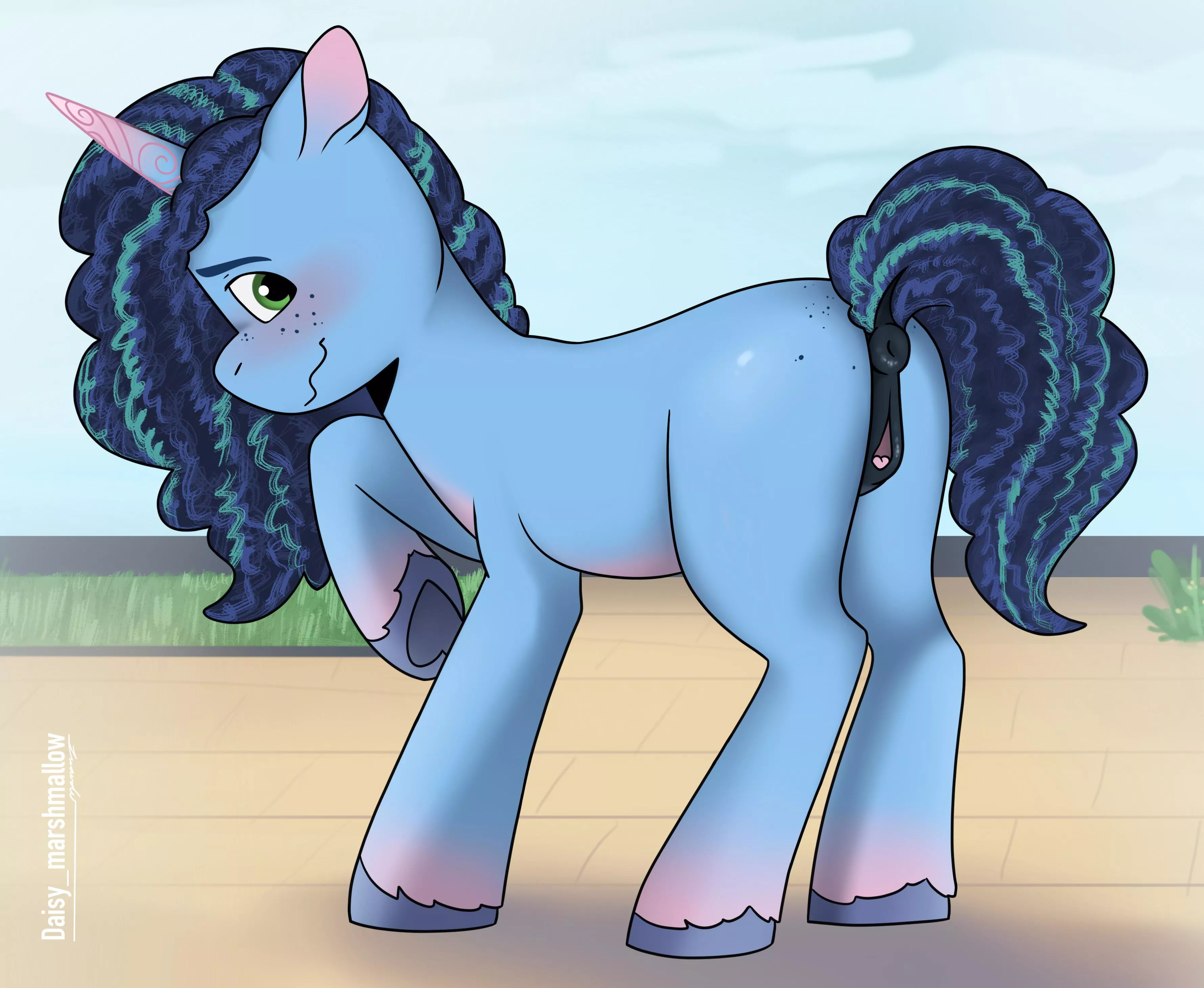 Misty butt (daisy_marshmallow) (my art)