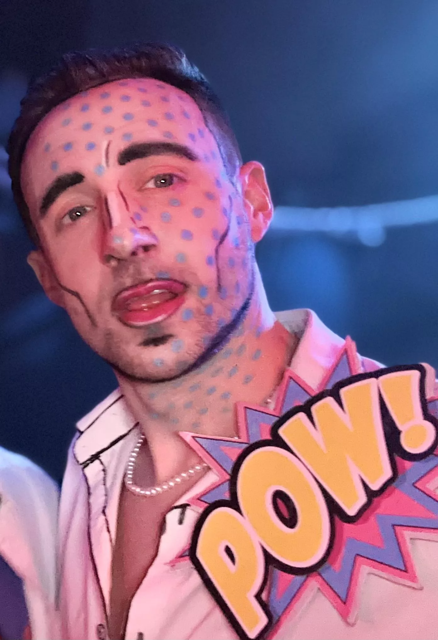 My (38m) pop art inspired Halloween outfit.