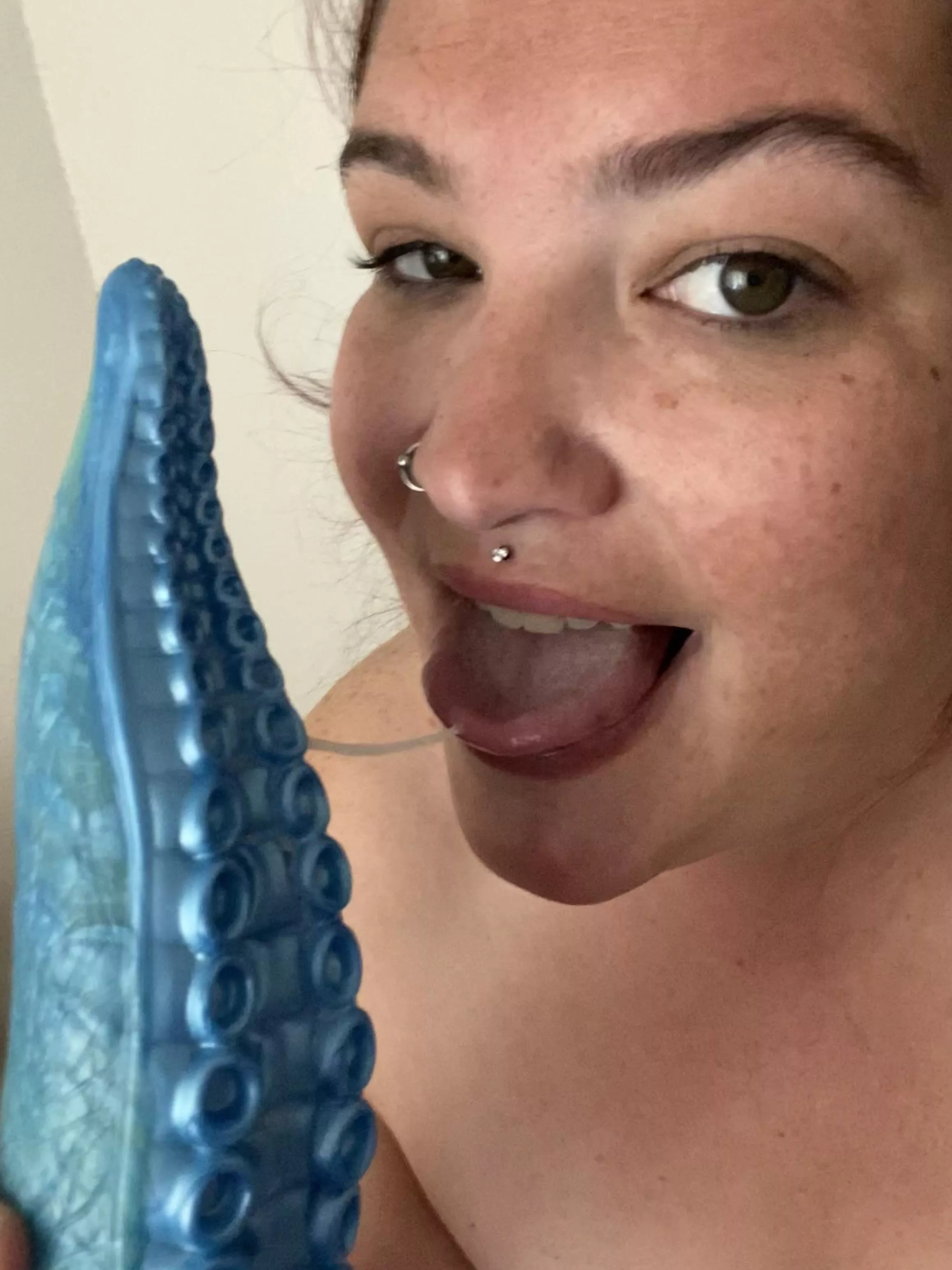 My new toy makes me feel so special! Should I post the video? 😉😘