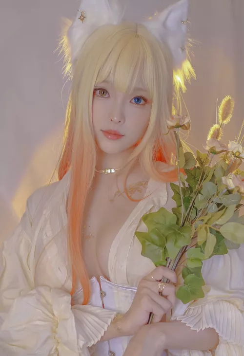 Odd-eyed Cat Cosplay by Ely_eee