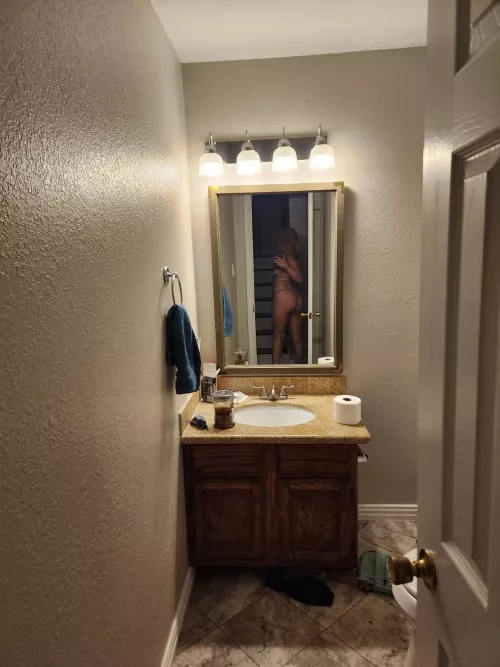 omw to bed, you cumming? 😈 [f]