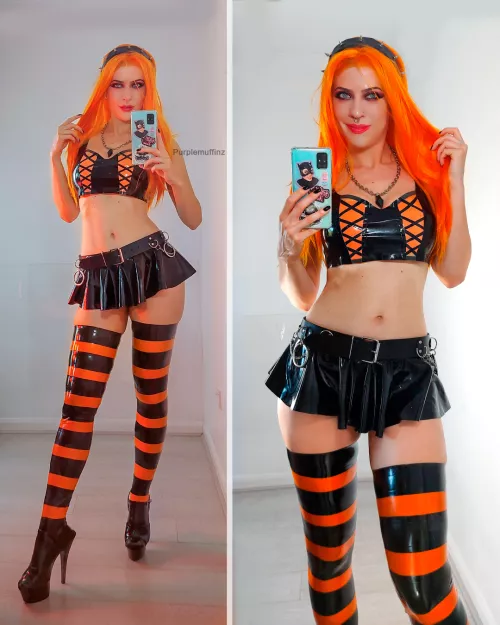 Pre Halloween vibes 🎃 outfit made by me