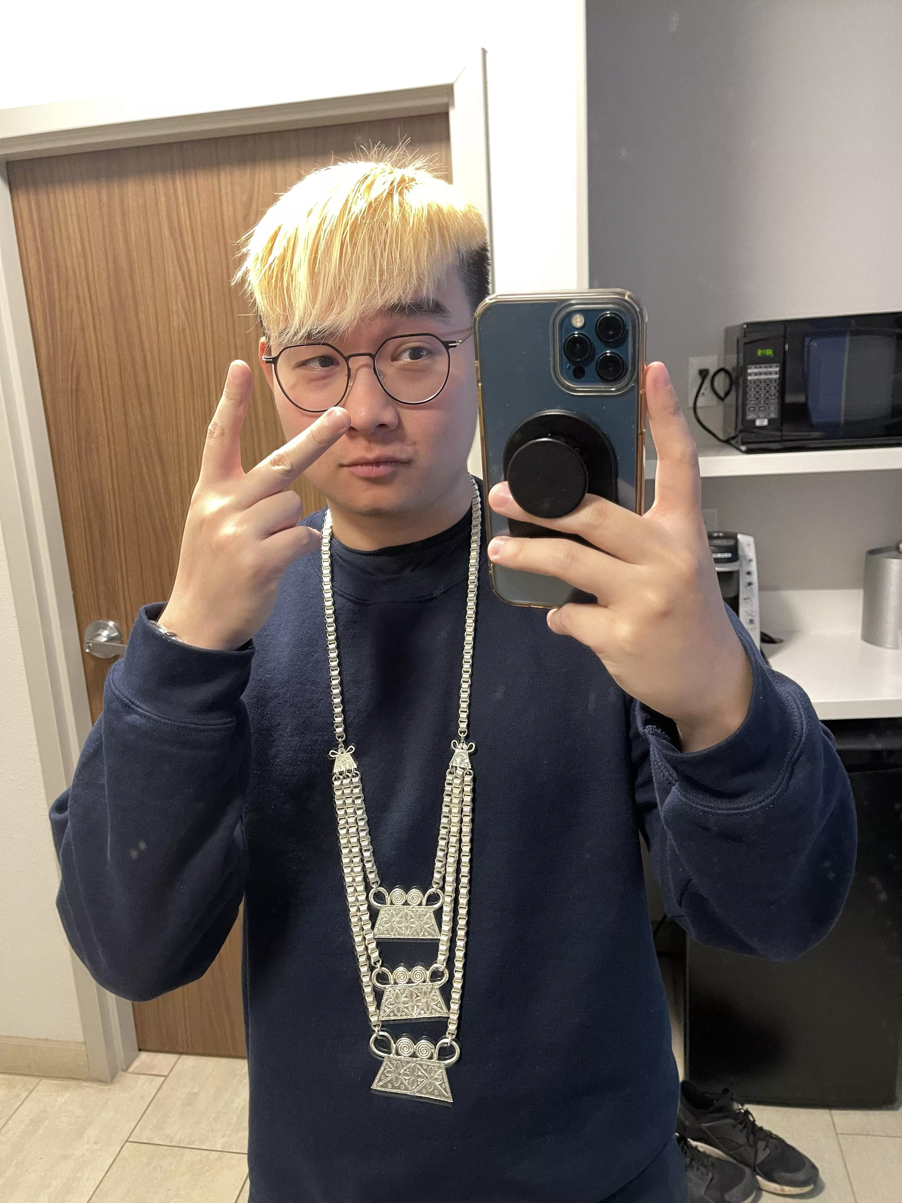 [Selfie] Visited Tulsa, OK to celebrate Hmong New Year and my friend’s family got me this! I’m Vietnamese but it’s lit!