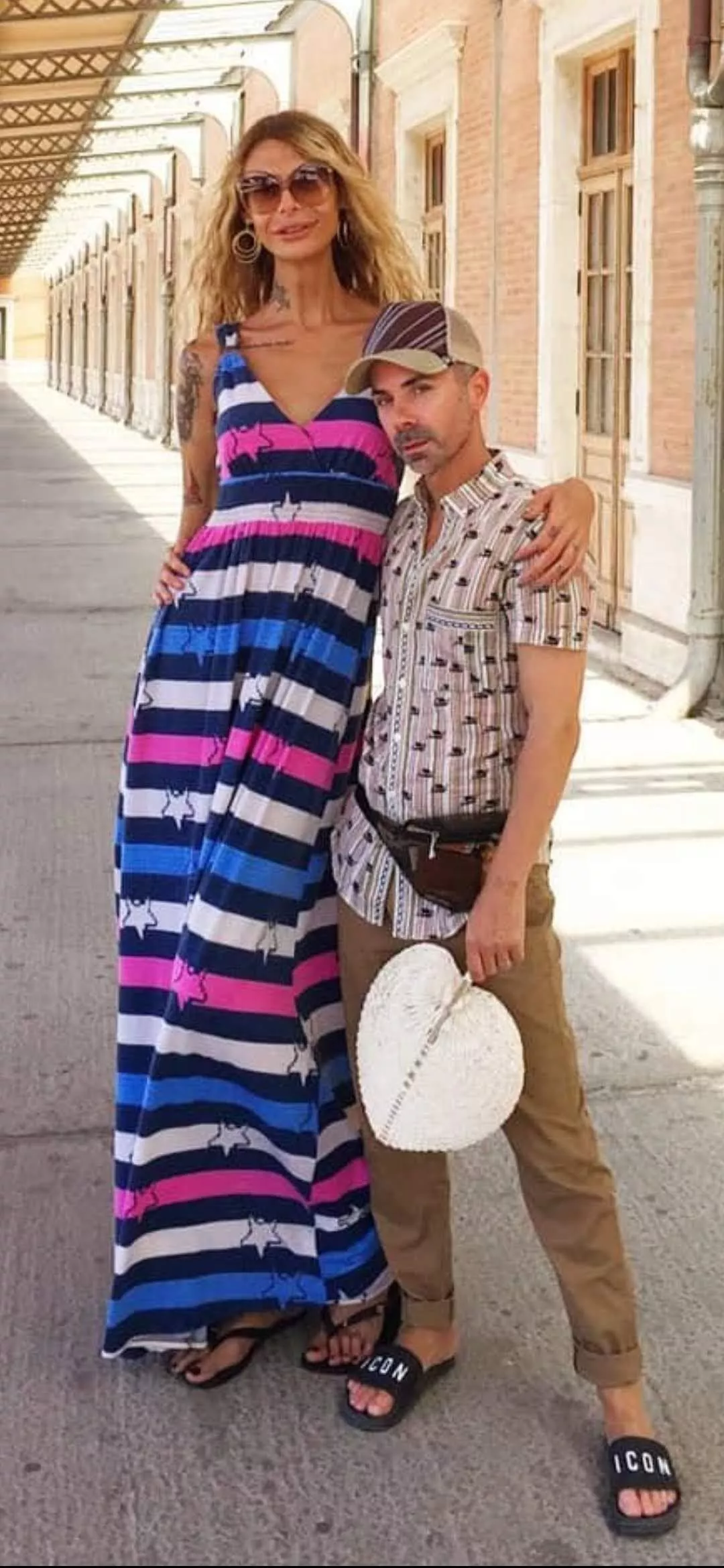 short guy with tall woman