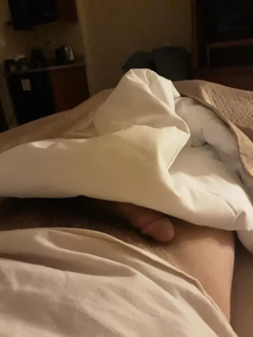 So I'm not in my uniform, but I am in On Base lodging.