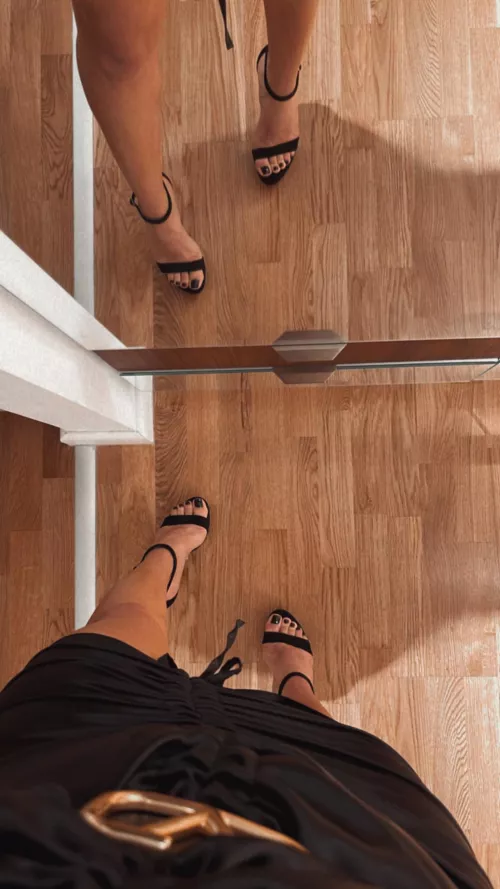 Suede sandals. They compliment my feet so well <3