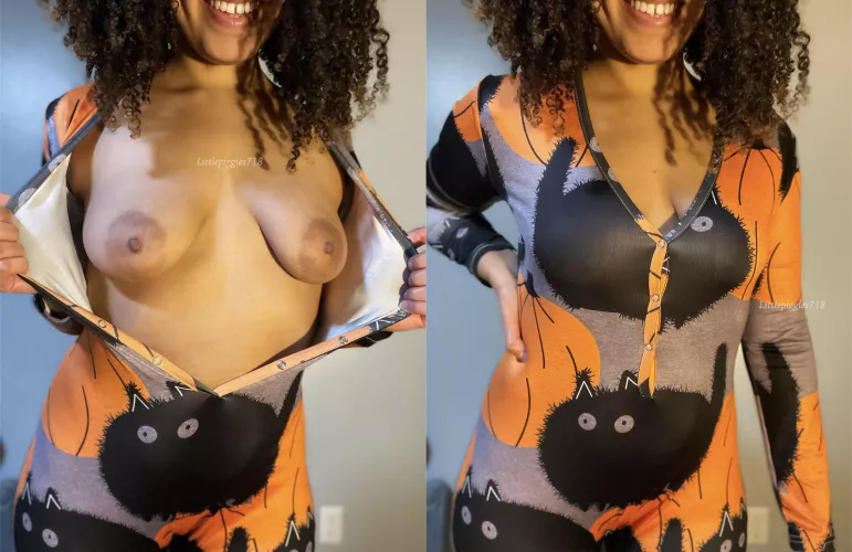 The spooky on/off edition my onesie is adorable