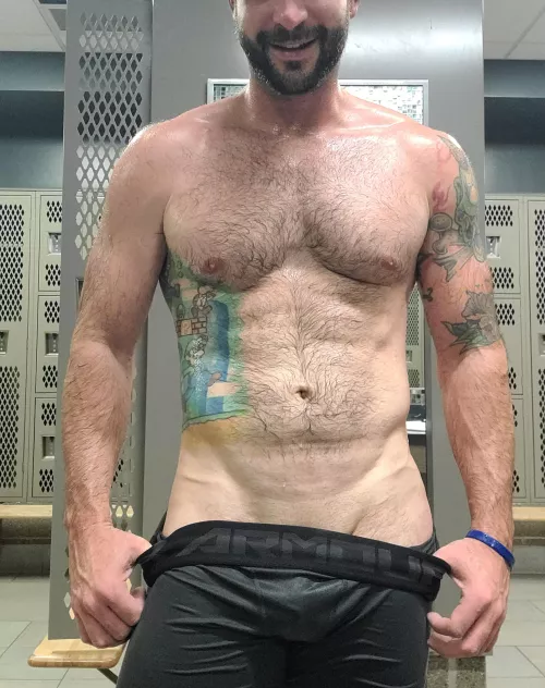 think of all the fun in the sauna you're (m)issing out on