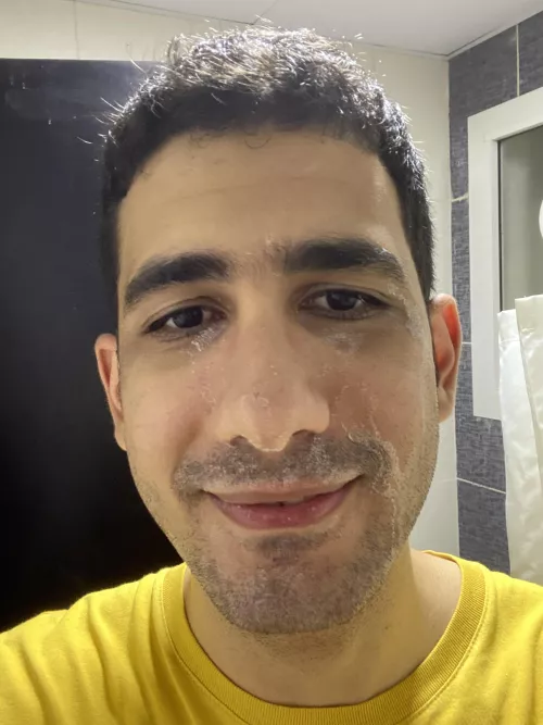 This is what cum looks like after I let it dry