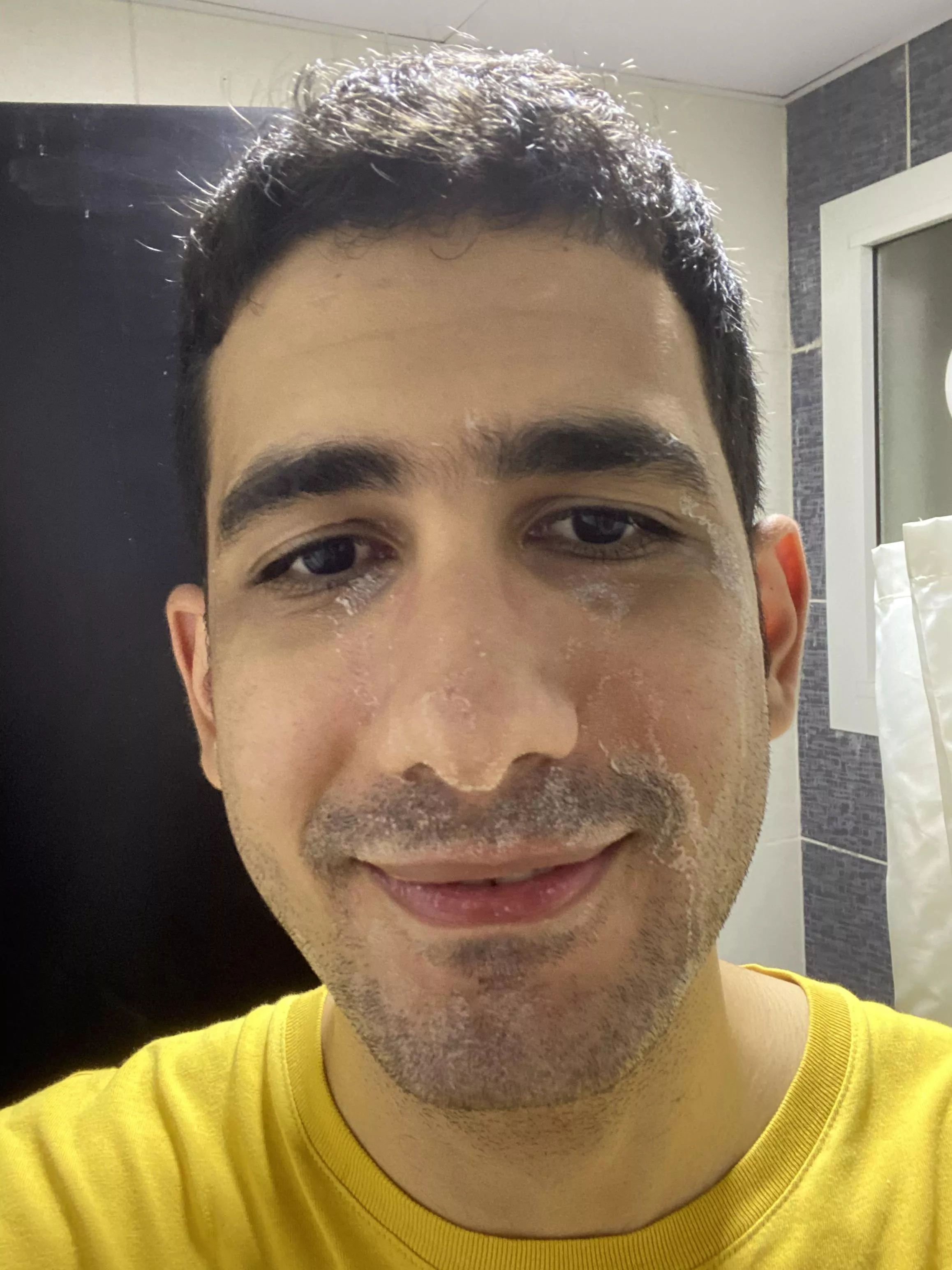 This is what cum looks like after I let it dry