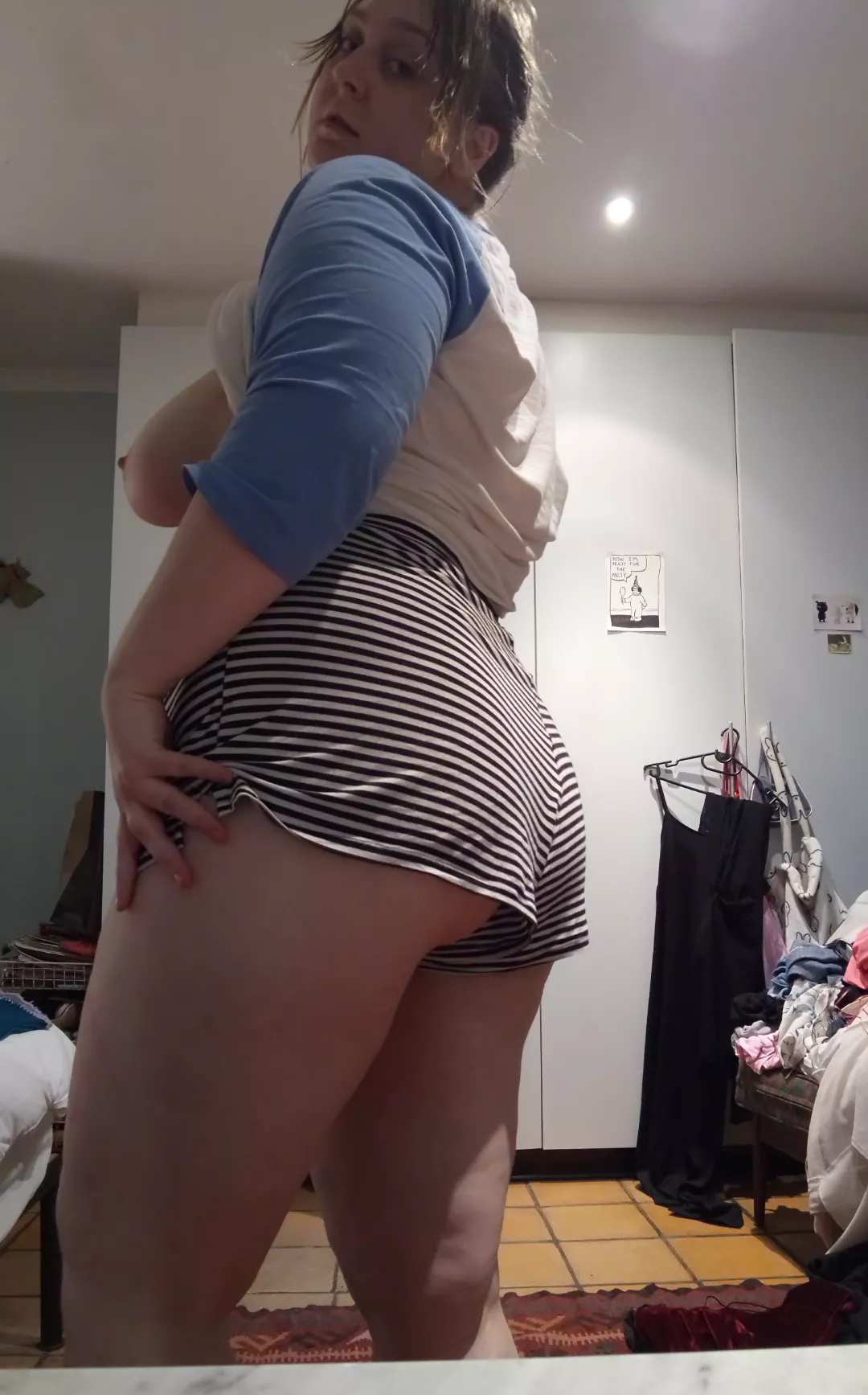 you can't tell how wet i am here