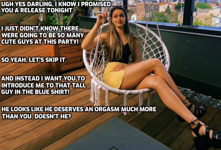 You know you have to agree with her.