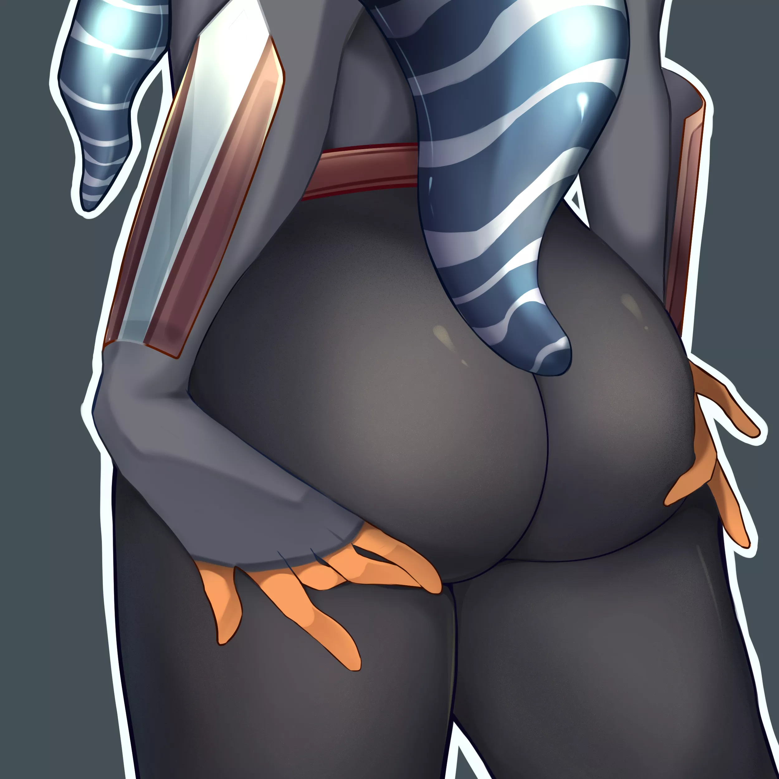 Ahsoka's thicck ass (nesstle) [star wars] commissioned by darkrobbe1