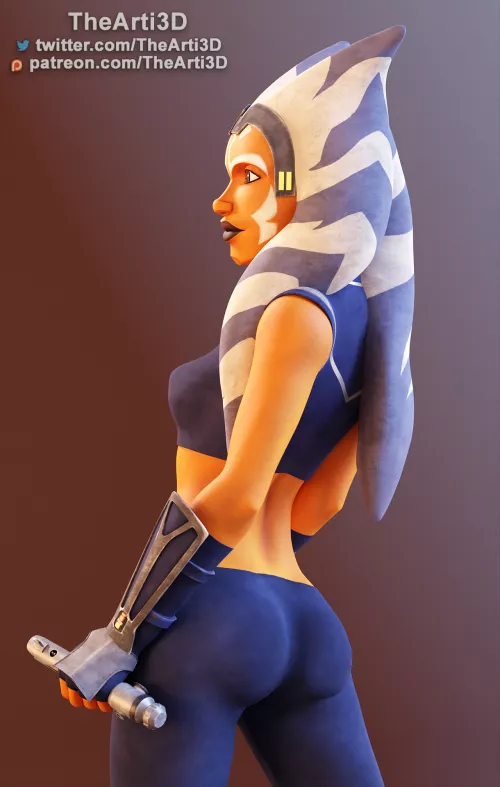 Ahsoka's tight clothes (TheArti3D)