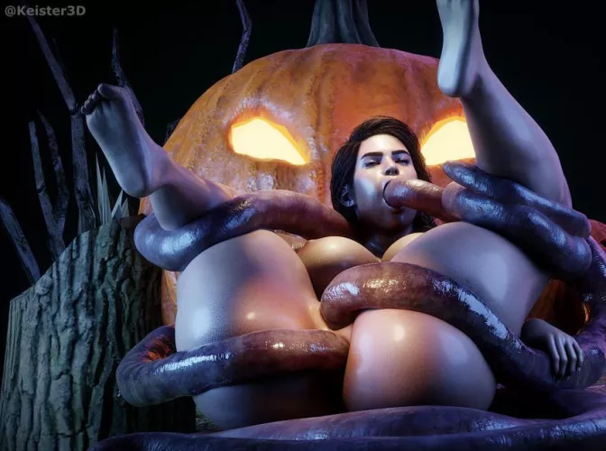 All filled up by pumpkin tentacles