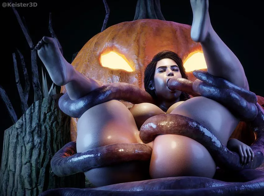 All filled up by pumpkin tentacles