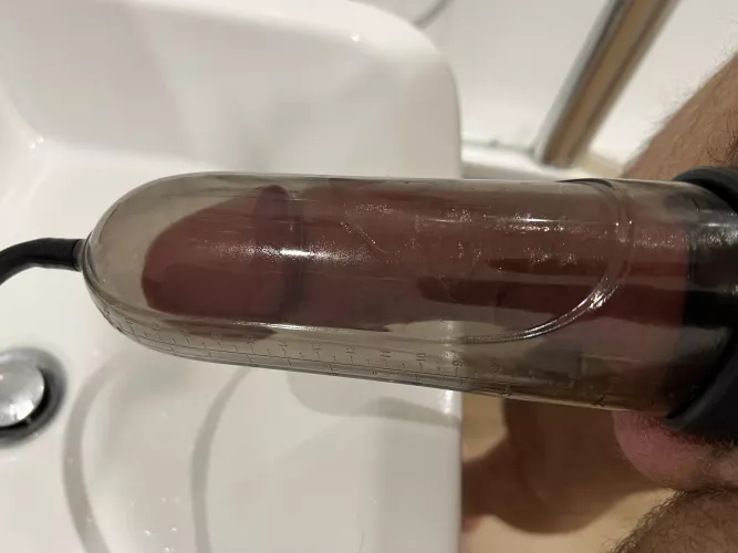 Am I doing this right? Almost exploded all over the experiment room