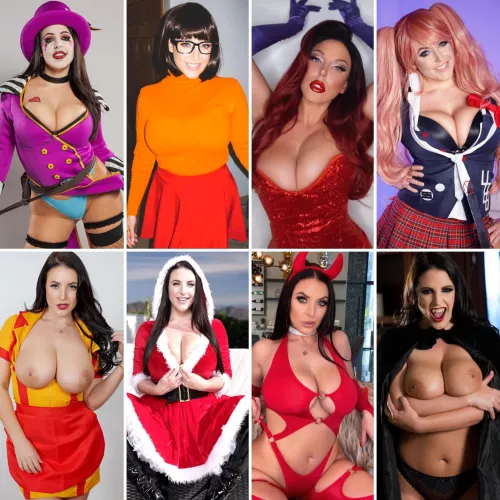 Angela White, Pick her Halloween Outfit
