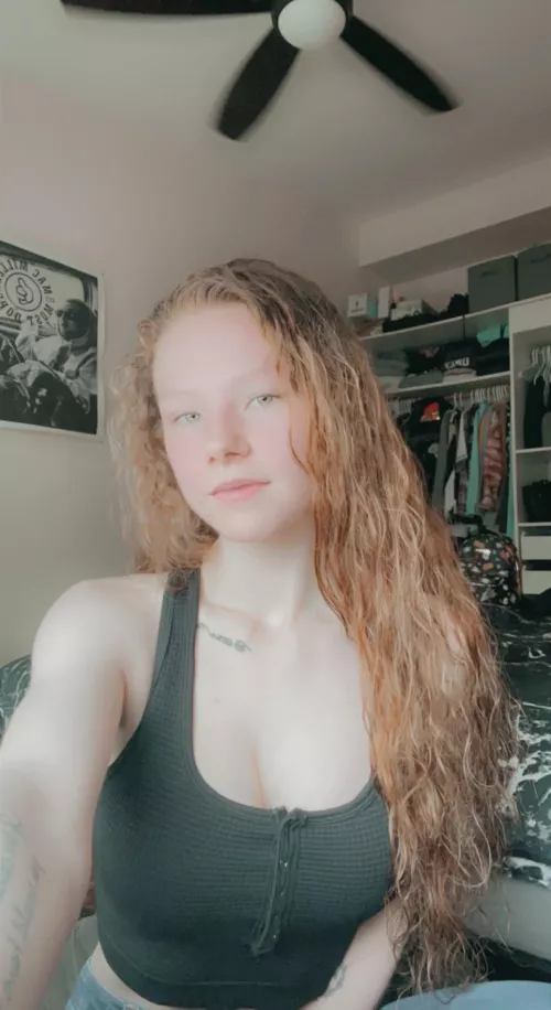 Any love for a wet haired red head? IRTR